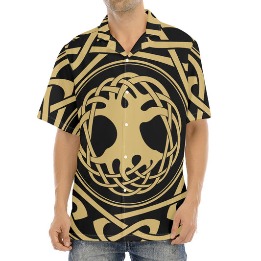 Viking Tree Of Life Print Aloha Shirt