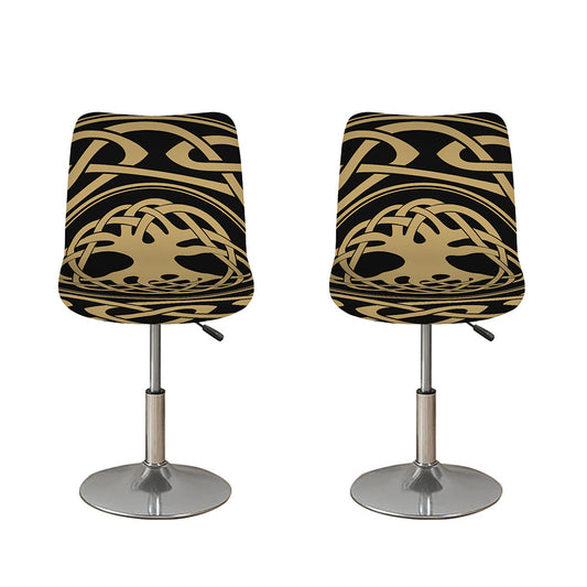 Viking Tree Of Life Print Bar Stool Covers
