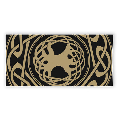 Viking Tree Of Life Print Beach Towel