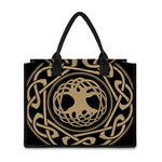 Viking Tree Of Life Print Canvas Tote Bag