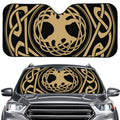 Viking Tree Of Life Print Car Windshield Sun Shade