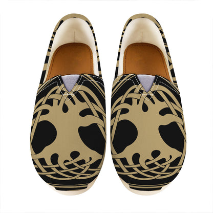 Viking Tree Of Life Print Casual Shoes