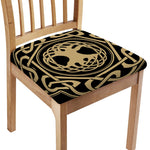 Viking Tree Of Life Print Chair Cushion Cover