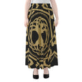 Viking Tree Of Life Print Chiffon Maxi Skirt