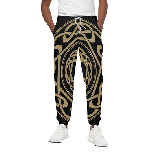 Viking Tree Of Life Print Cotton Pants