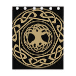 Viking Tree Of Life Print Curtain