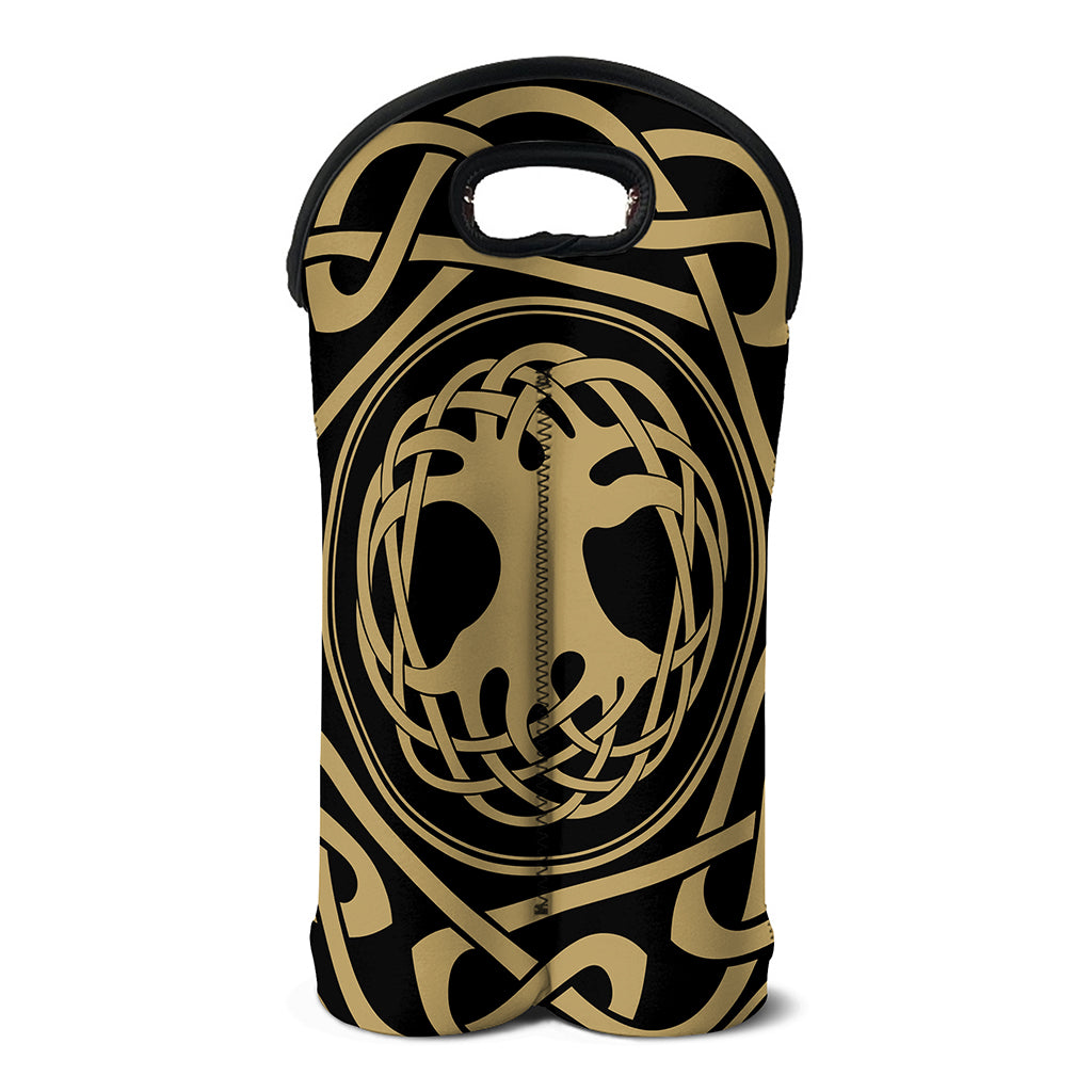 Viking Tree Of Life Print Double Neoprene Wine Tote