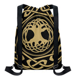 Viking Tree Of Life Print Drawstring Backpack