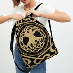 Viking Tree Of Life Print Drawstring Backpack