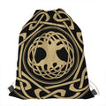 Viking Tree Of Life Print Drawstring Bag