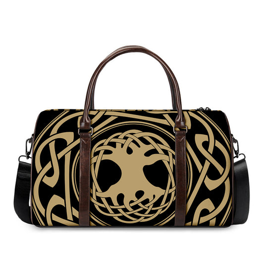 Viking Tree Of Life Print Duffle Bag