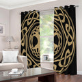 Viking Tree Of Life Print Extra Wide Grommet Curtains
