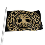 Viking Tree Of Life Print Flag