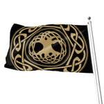 Viking Tree Of Life Print Flag