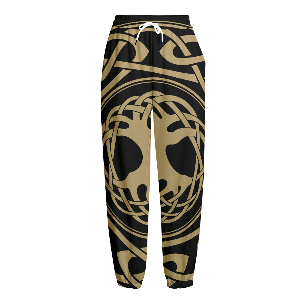 Viking Tree Of Life Print Fleece Lined Knit Pants