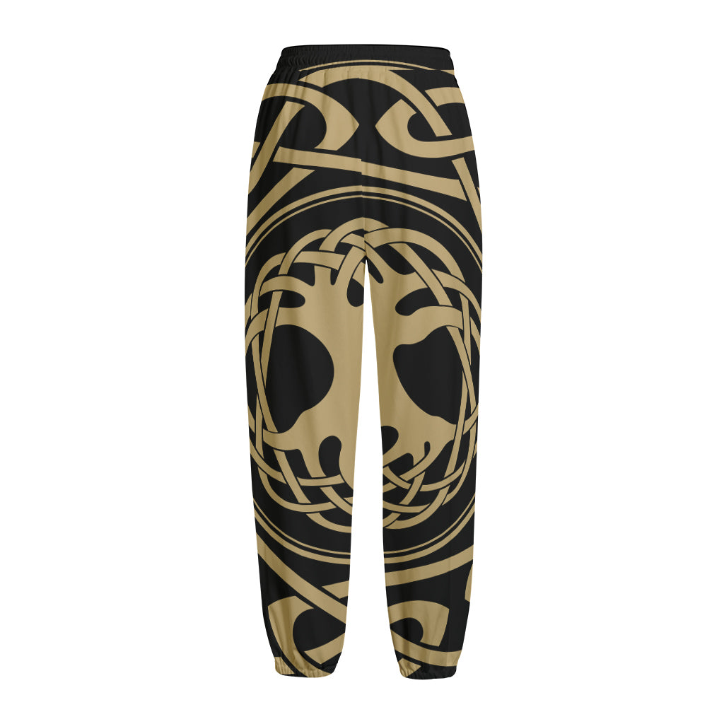 Viking Tree Of Life Print Fleece Lined Knit Pants