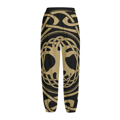 Viking Tree Of Life Print Fleece Lined Knit Pants