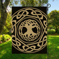 Viking Tree Of Life Print Garden Flag