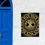 Viking Tree Of Life Print Garden Flag