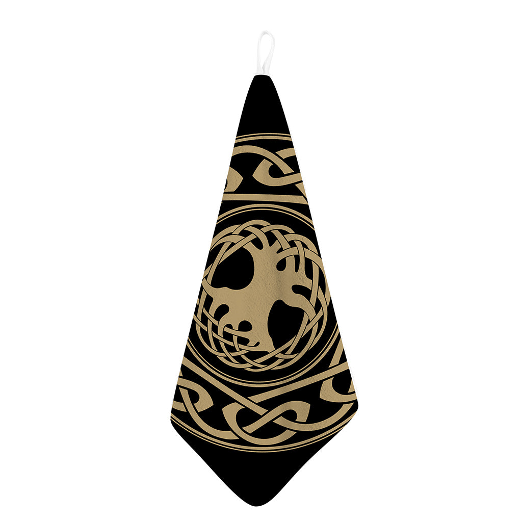Viking Tree Of Life Print Hand Towel