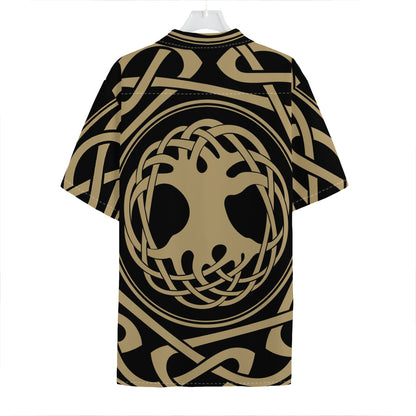 Viking Tree Of Life Print Hawaiian Shirt