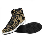Viking Tree Of Life Print High Top Leather Sneakers