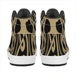 Viking Tree Of Life Print High Top Leather Sneakers
