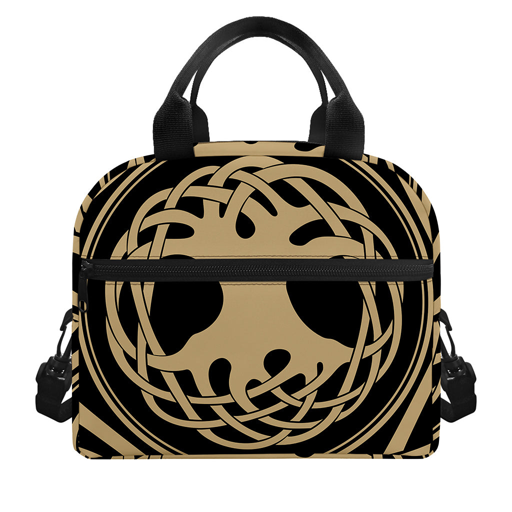 Viking Tree Of Life Print Insulated Lunch Bag