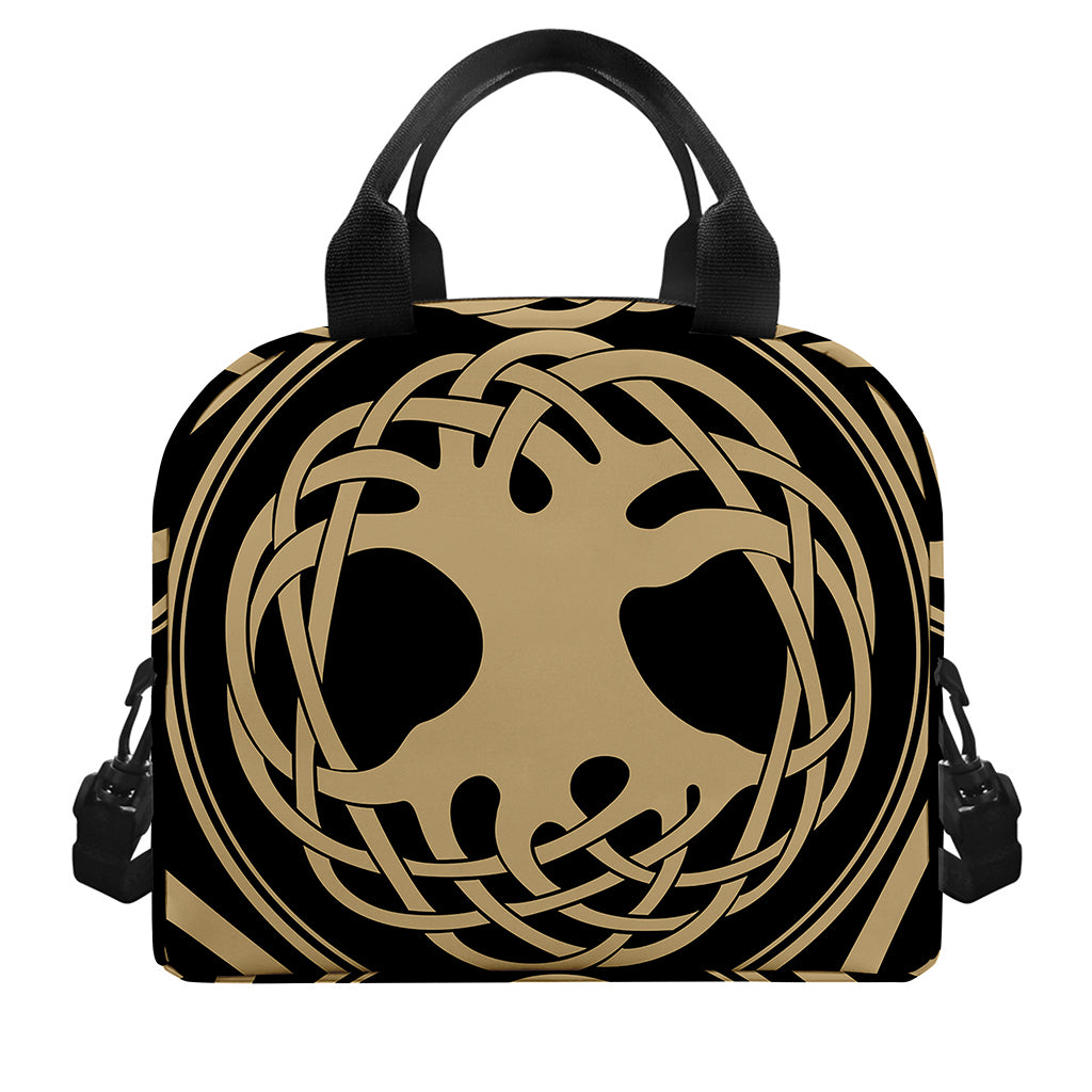 Viking Tree Of Life Print Insulated Lunch Bag
