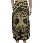 Viking Tree Of Life Print Lantern Pants