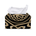 Viking Tree Of Life Print Leather Tissue Box Cover