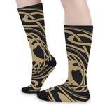 Viking Tree Of Life Print Long Socks