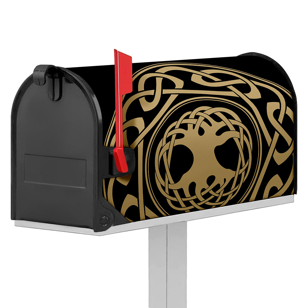 Viking Tree Of Life Print Mailbox Cover