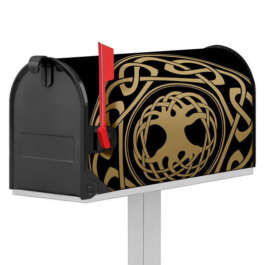 Viking Tree Of Life Print Mailbox Cover