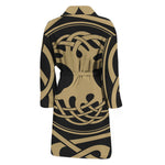 Viking Tree Of Life Print Men's Bathrobe