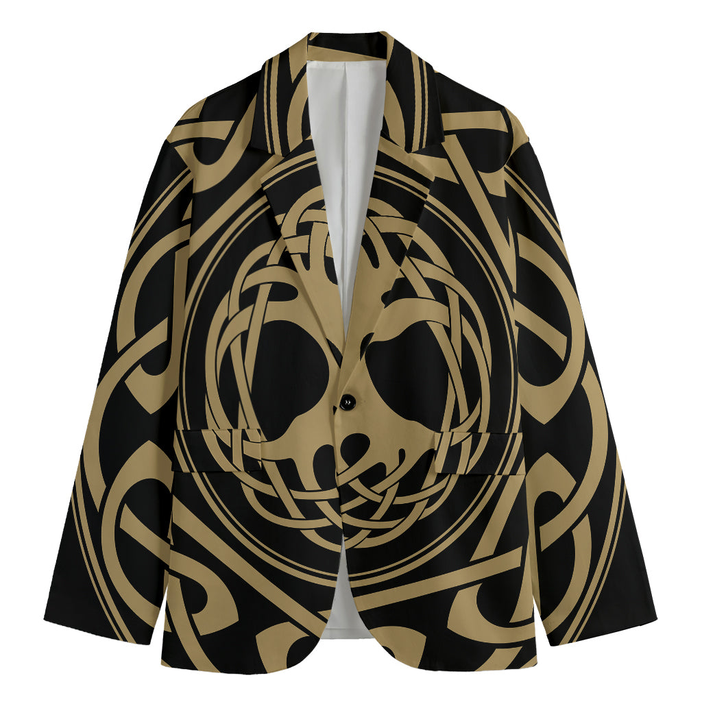 Viking Tree Of Life Print Men's Blazer