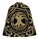 Viking Tree Of Life Print Men's Blazer
