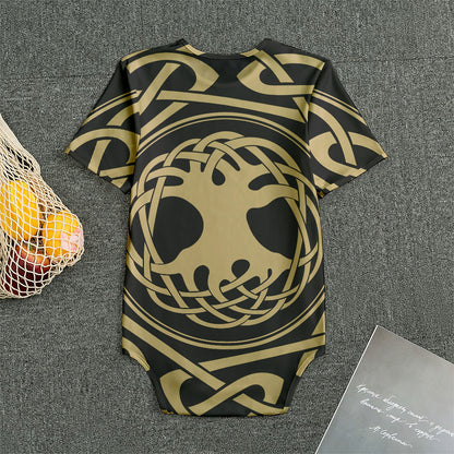 Viking Tree Of Life Print Men's Bodysuit