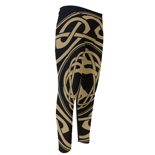 Viking Tree Of Life Print Men's Compression Pants