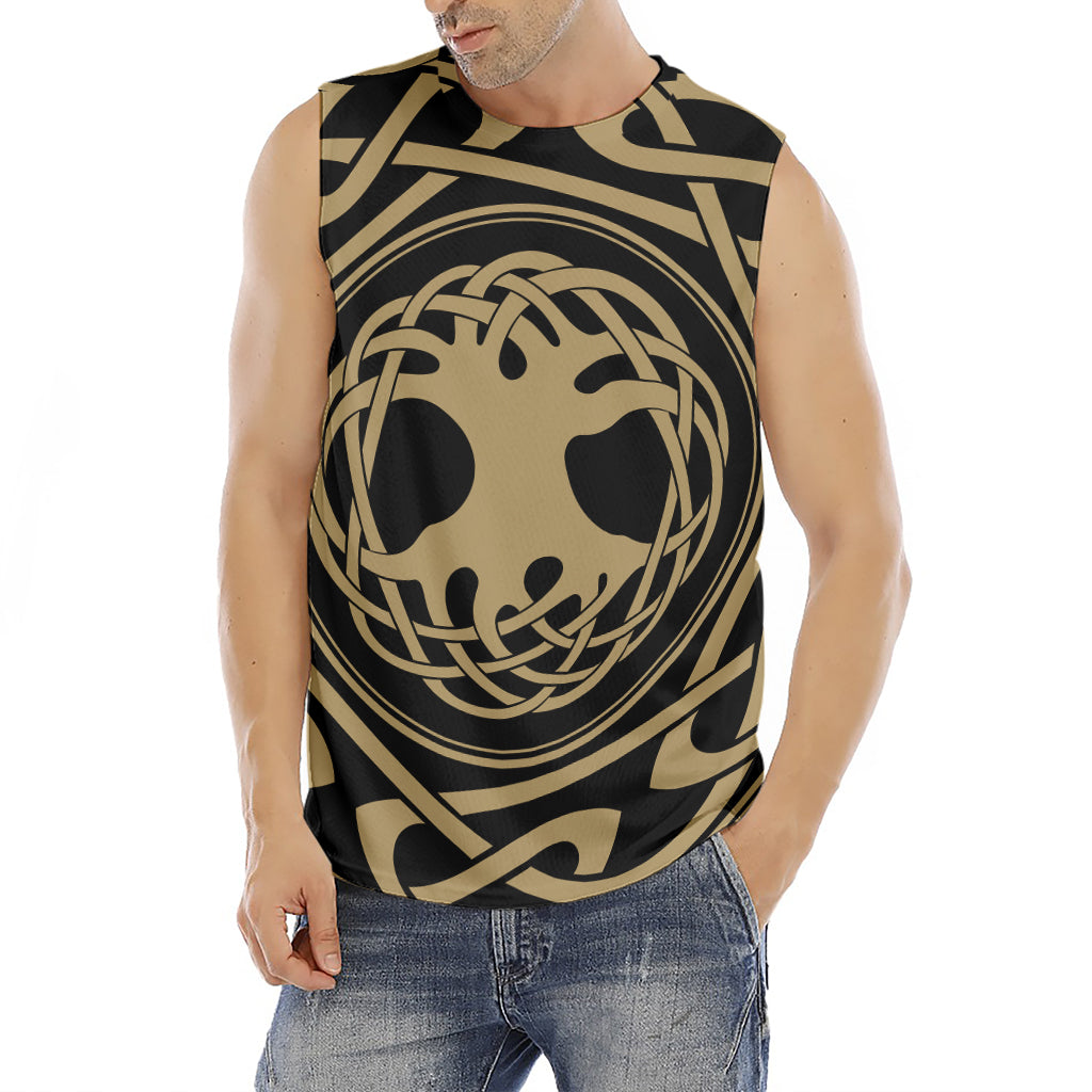 Viking Tree Of Life Print Men's Fitness Tank Top