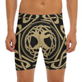 Viking Tree Of Life Print Men's Long Boxer Briefs