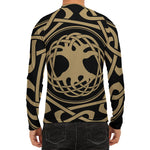 Viking Tree Of Life Print Men's Long Sleeve Rash Guard