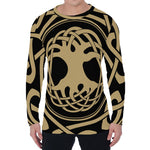 Viking Tree Of Life Print Men's Long Sleeve T-Shirt