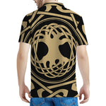 Viking Tree Of Life Print Men's Polo Shirt