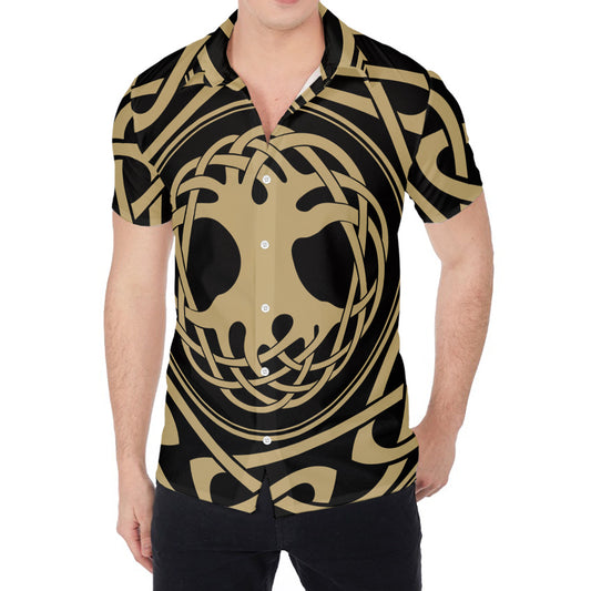 Viking Tree Of Life Print Men's Shirt