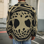Viking Tree Of Life Print Men's Shirt Jacket