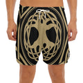 Viking Tree Of Life Print Men's Split Running Shorts
