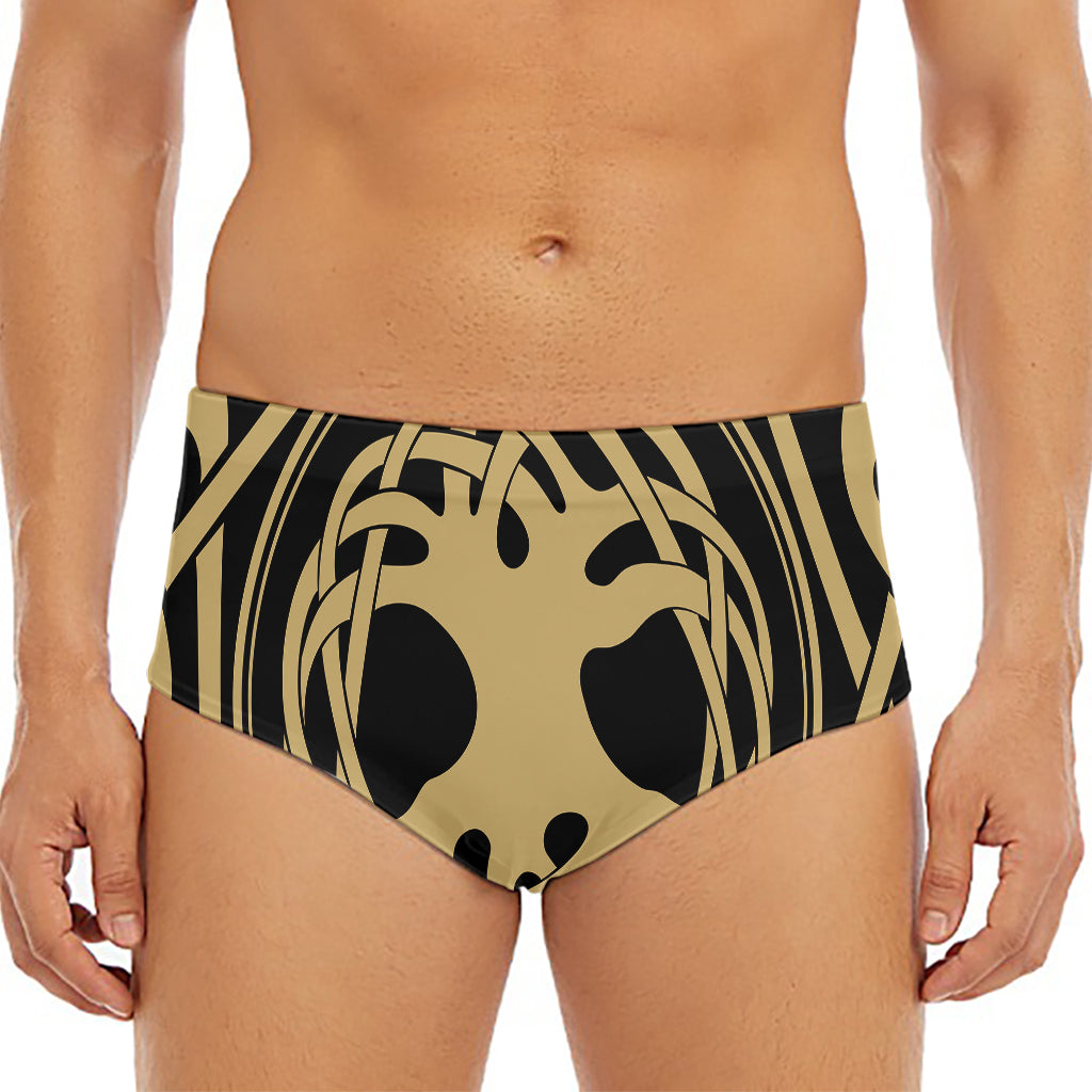 Viking Tree Of Life Print Men's Triangle Swim Briefs