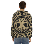 Viking Tree Of Life Print Men's Velvet Pullover Hoodie