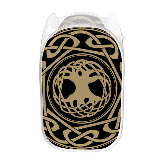 Viking Tree Of Life Print Mesh Laundry Hamper